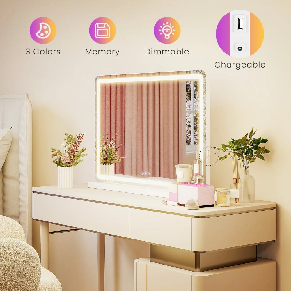 Dimmable LED Vanity Mirror
